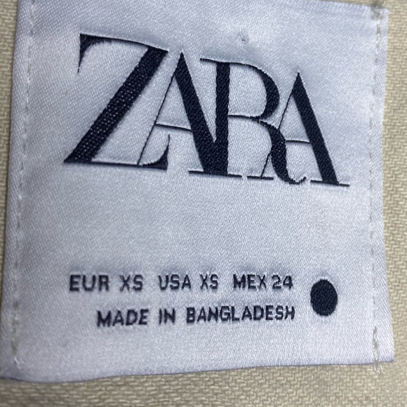 Zara COLLECTION CONTRAST-COLLAR OVERSHIRT - Picture 10 of 11